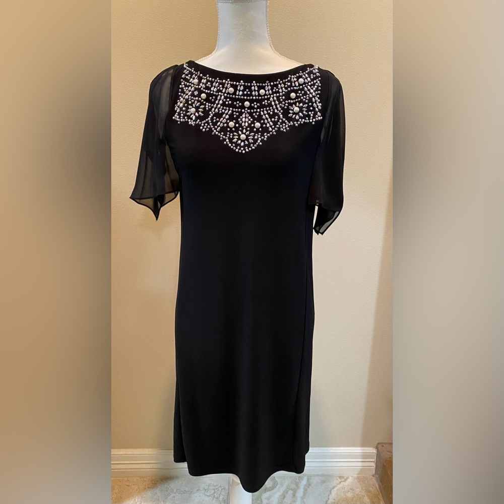 Prelude Beaded Neck line dress